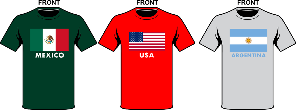 Country Flag T-Shirts