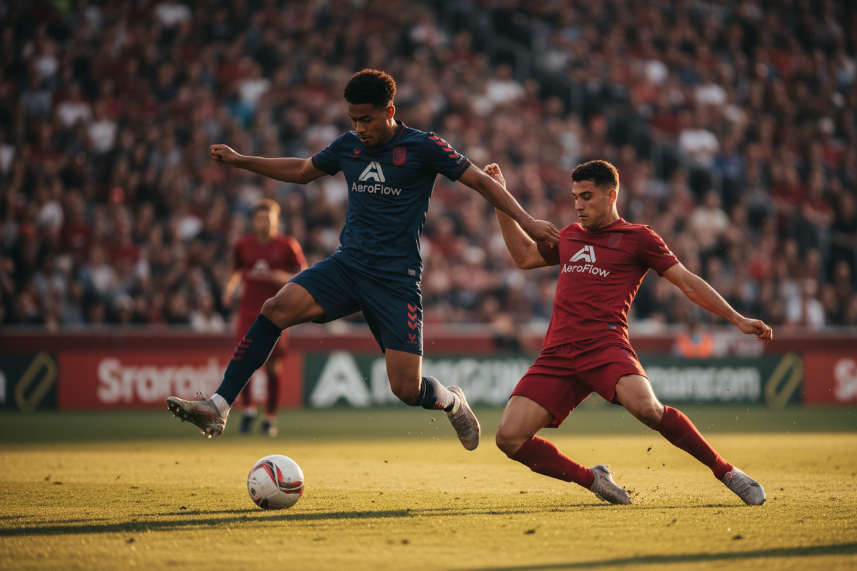 Soccer Players in Action